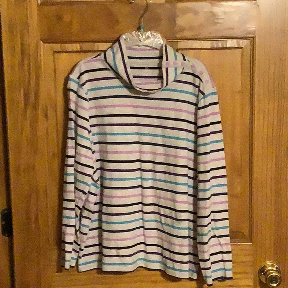 T by Talbots cotton knit top